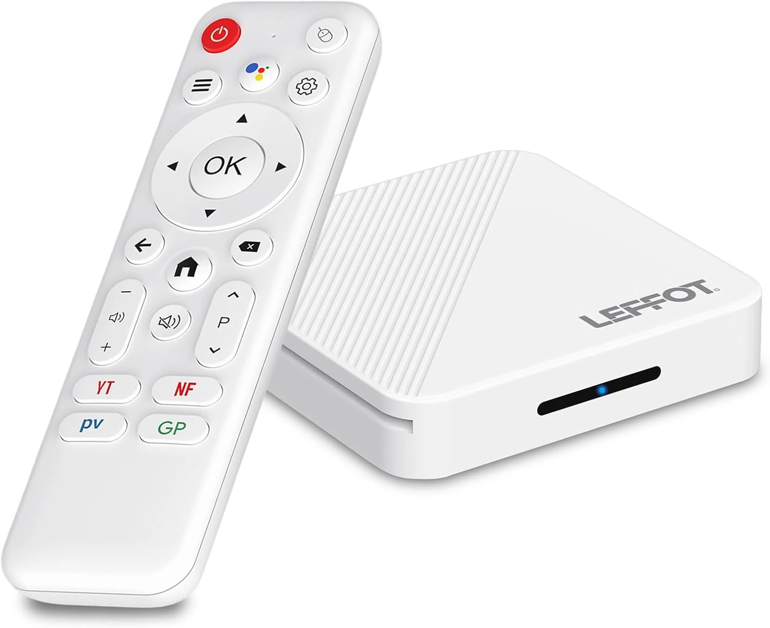 Android 14.0 TV Box 2026, 2GB RAM + 16GB ROM, LEFFOT H313 4K Ultra HD Streaming Device for TV