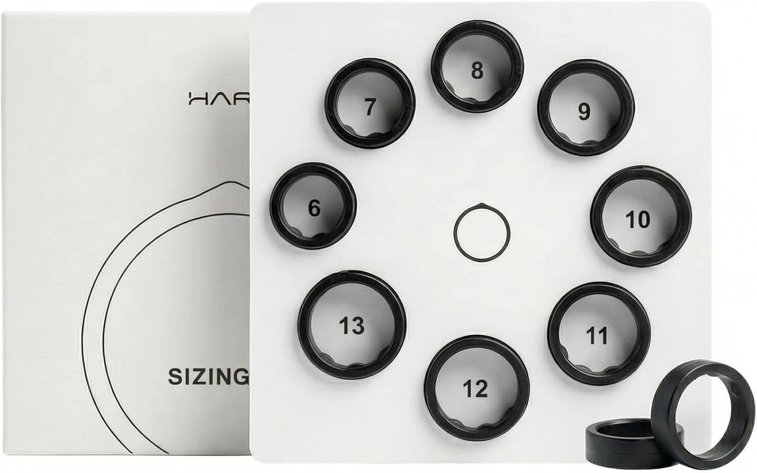 HART Sizing Kit Confirm Size Before You Buy HART Smart Ring | Choose from 8 Sizes (6-13) and 3 Premium Colors (Sizing Kit, 6-13)