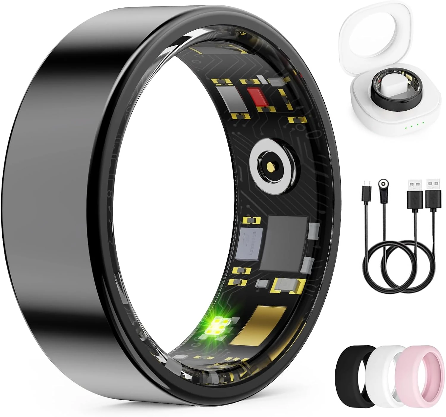 UniJethro Smart Ring for Women & Men (R11M) Health Tracker Ring