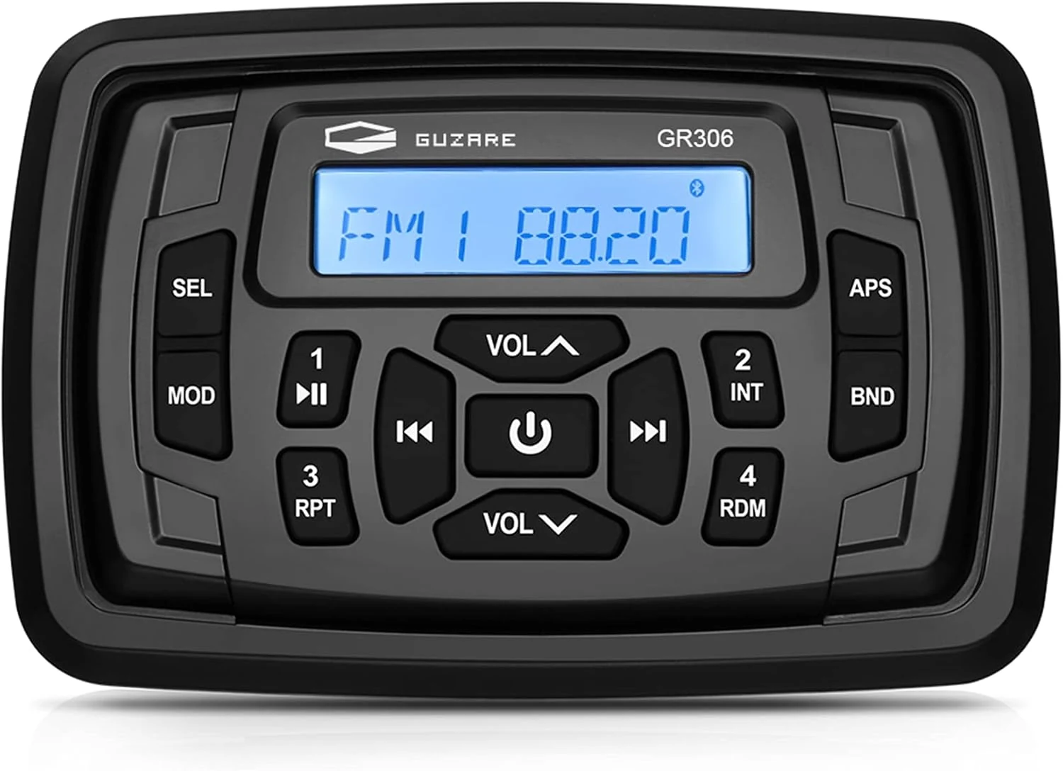 GUZARE GR-306 marine stereo Bluetooth waterproof boats golf cart radio digital media receiver