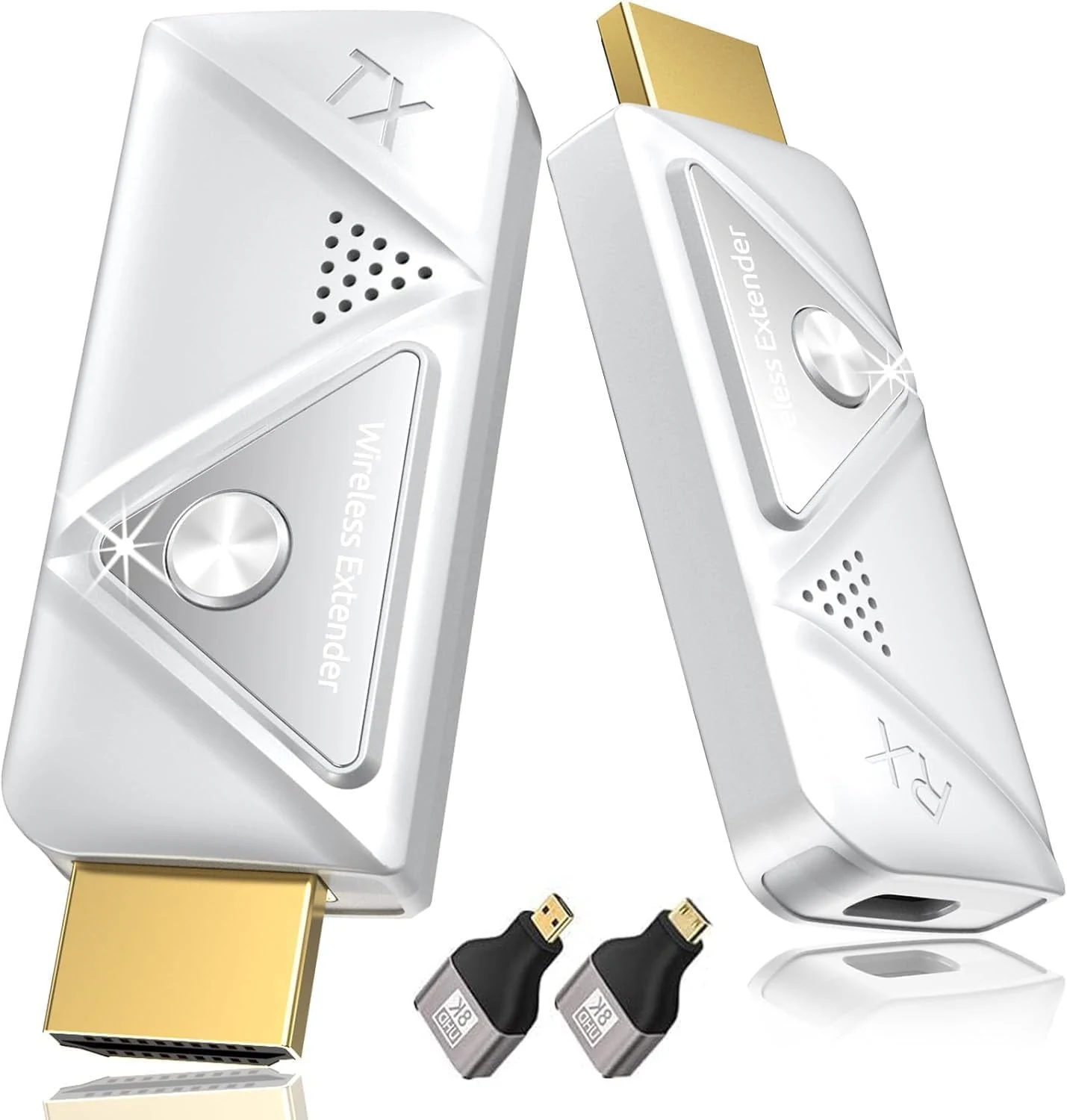 Elalight Wireless HDMI Transmitter and Receiver 328FT/100M (2.4G+5G) Plug & Play Kit
