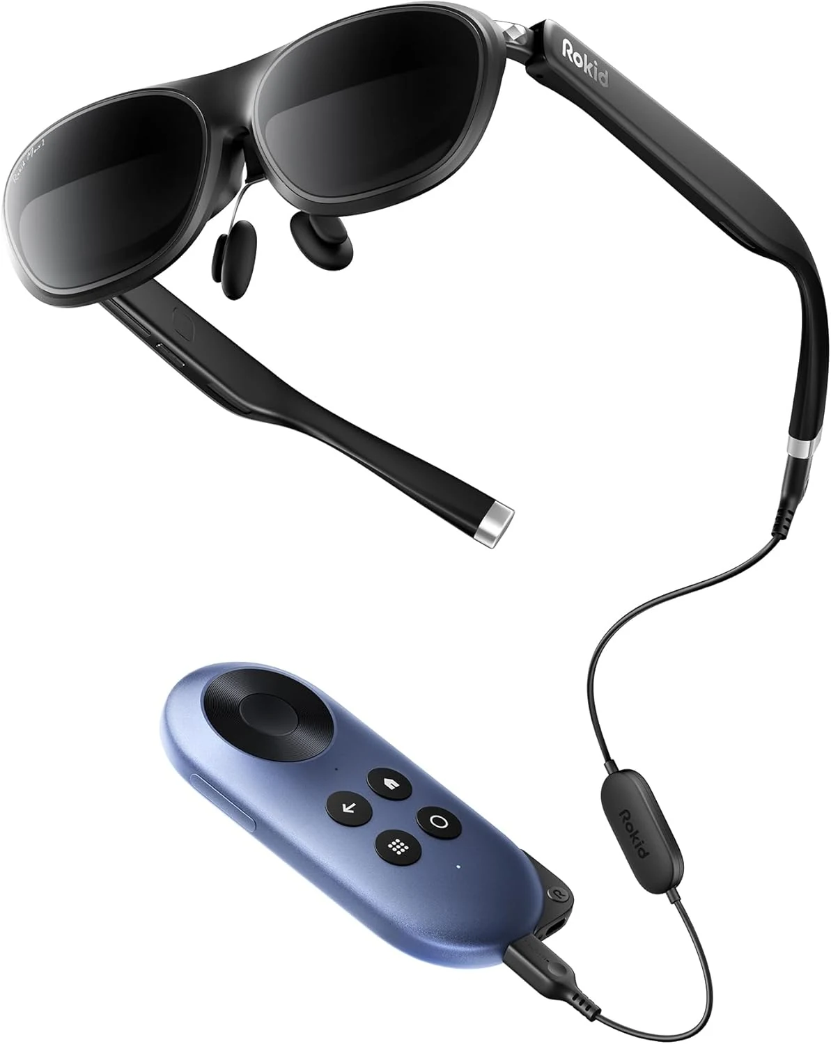 Rokid AR Joy Pack 2 AR Glasses, Smart Glasses Max 2 with Station