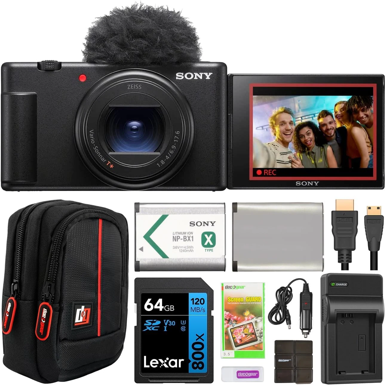 Sony ZV-1 II Vlog Camera with 4K Video & 20.1MP