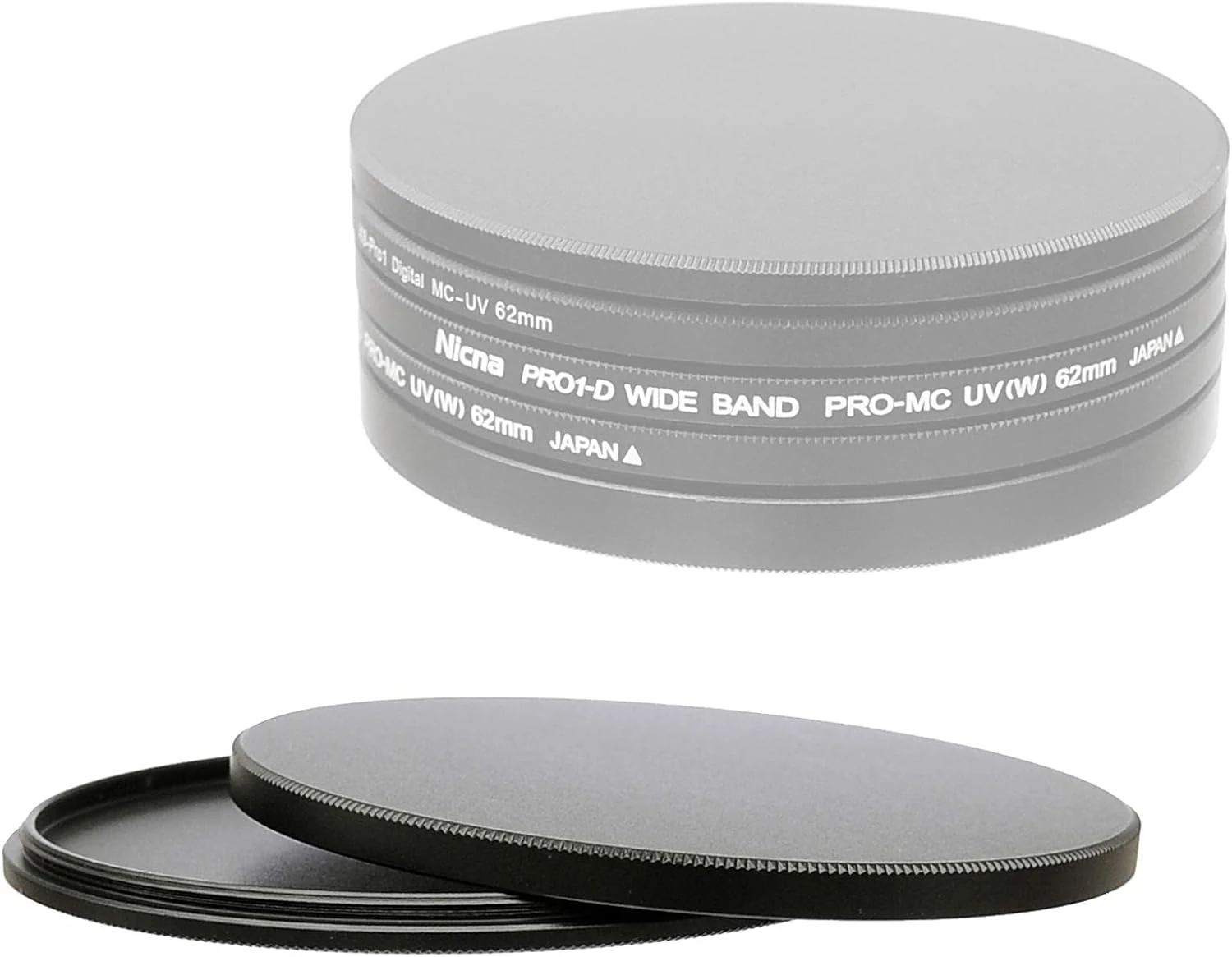 Fotasy 72mm Metal Filter Stack Caps, Aluminum Alloy, Slim Fits