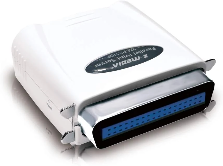 X-MEDIA XM-PS110P 1-Port 10/100Mbps Fast Ethernet Parallel Print Server
