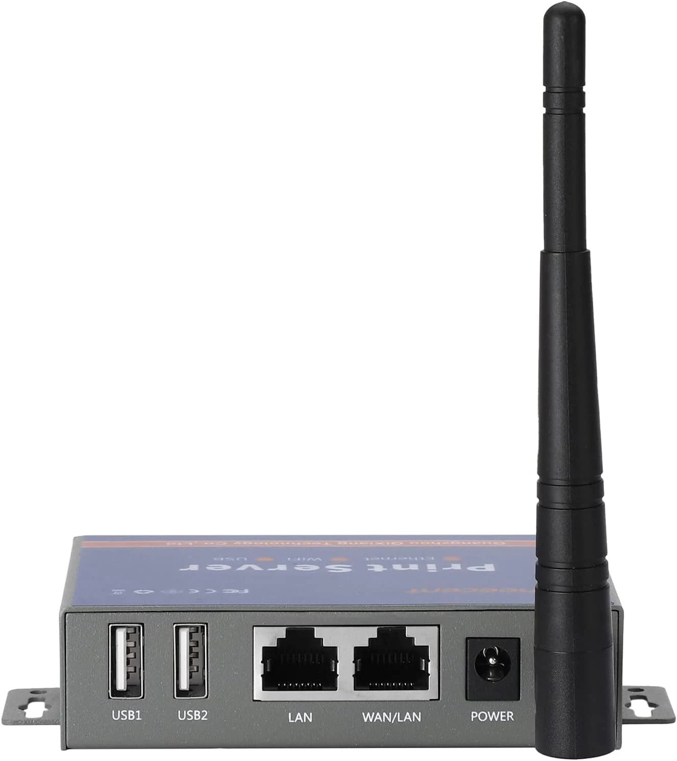 Wireless Print Server for USB Printer (NOT Plug&Play), 2 Port USB Print Server, Convert Wired Printer to Wireless WiFi Ethernet Networking - Windows Mac Linux Compliant - CR202