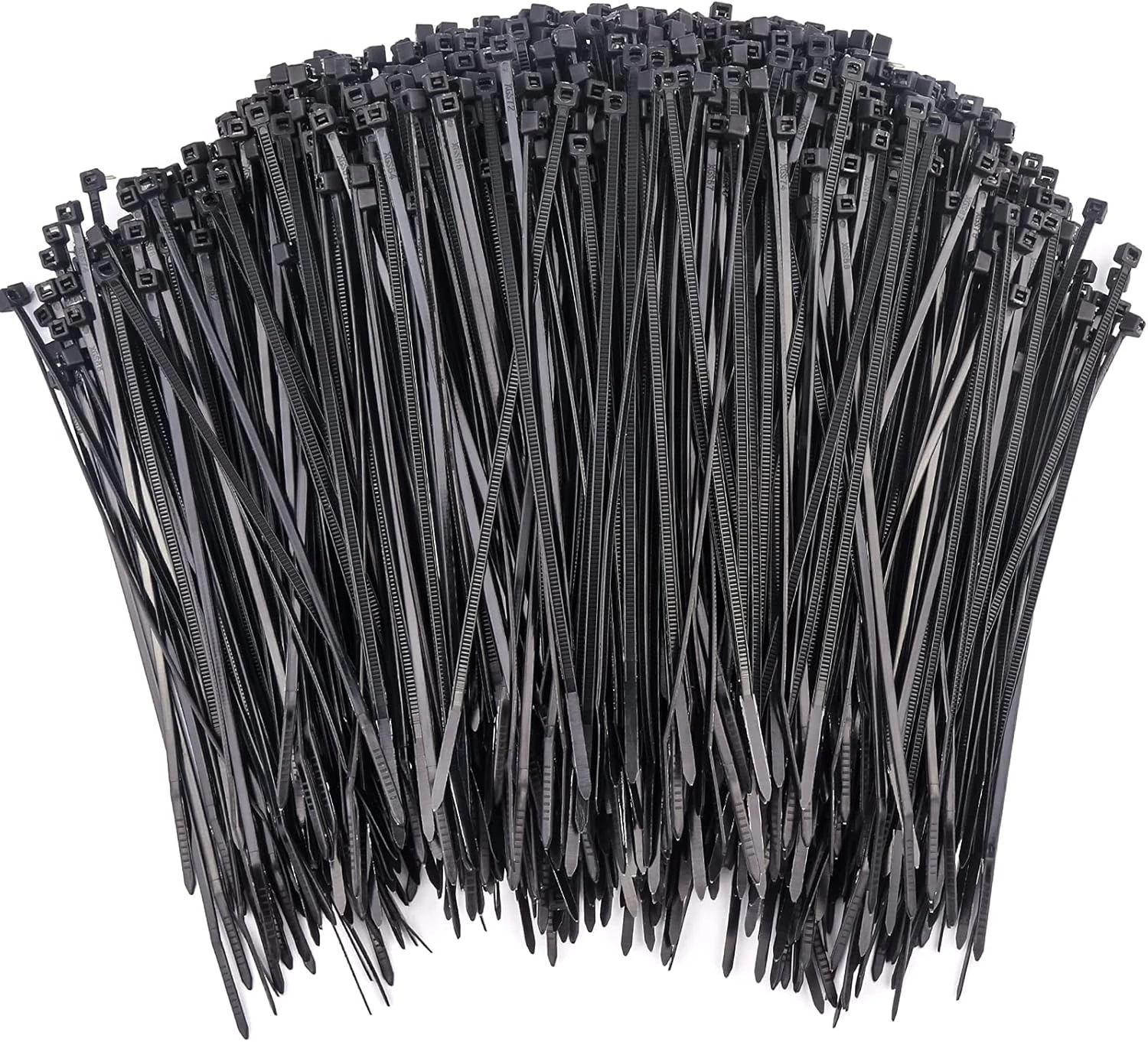 1000 Pcs Zip Ties, 6 Inch Self-Locking Nylon Cable Ties (Black)