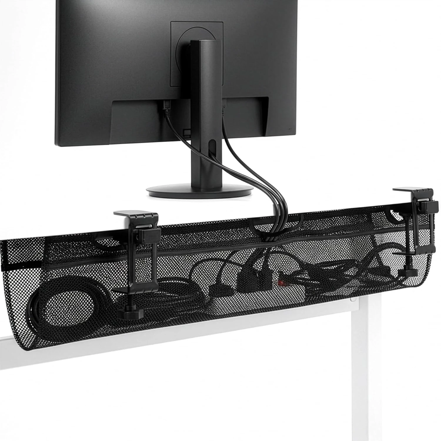VIVO No Drill Clamp-on 36 inch Mesh Net Under Desk review