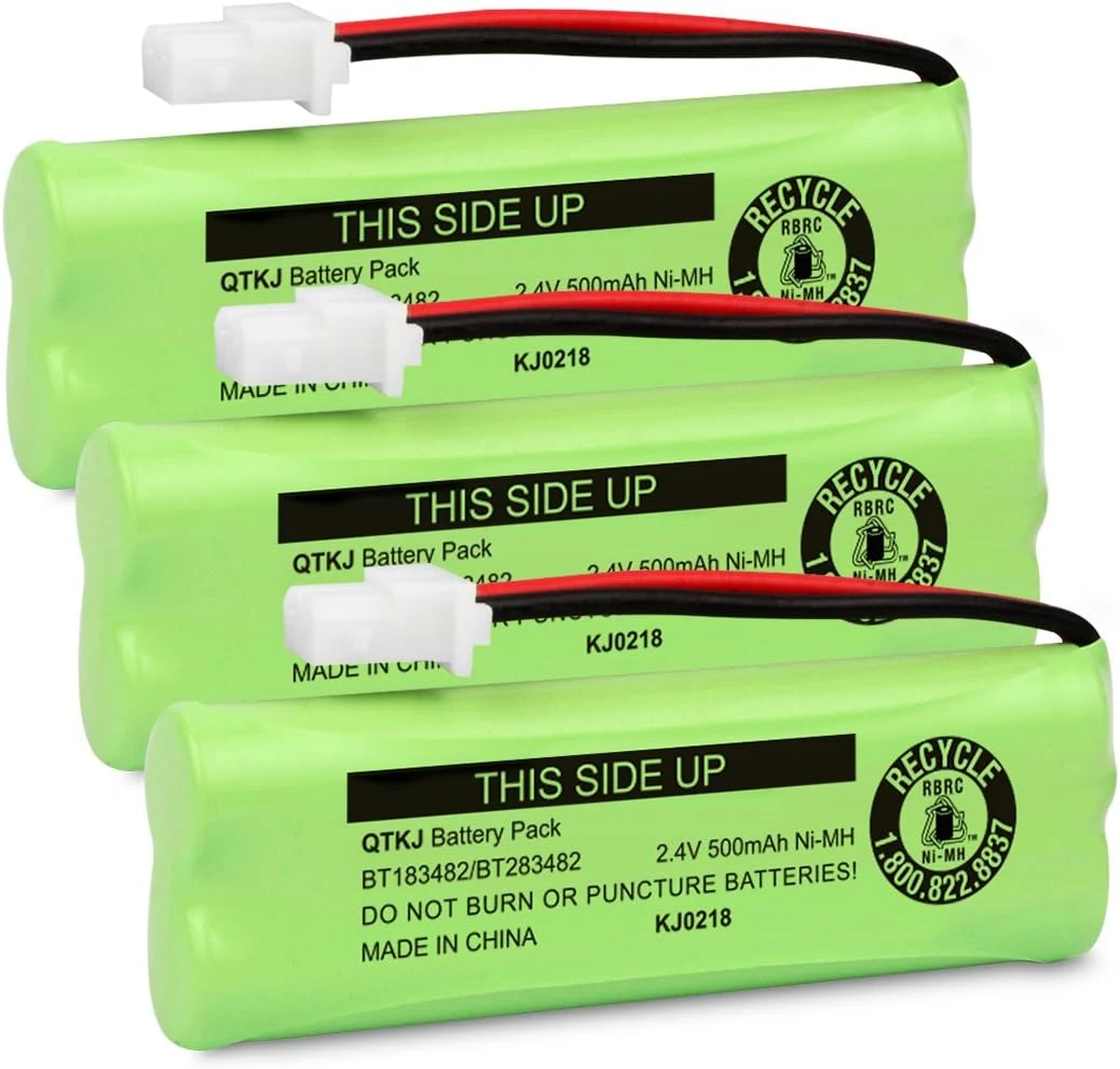 BT183482 BT283482 Battery for Vtech DS6401 DS6421 DS6422 DS6472 LS6405 LS6425 LS6426 LS6475 LS6476 (3-Pack)