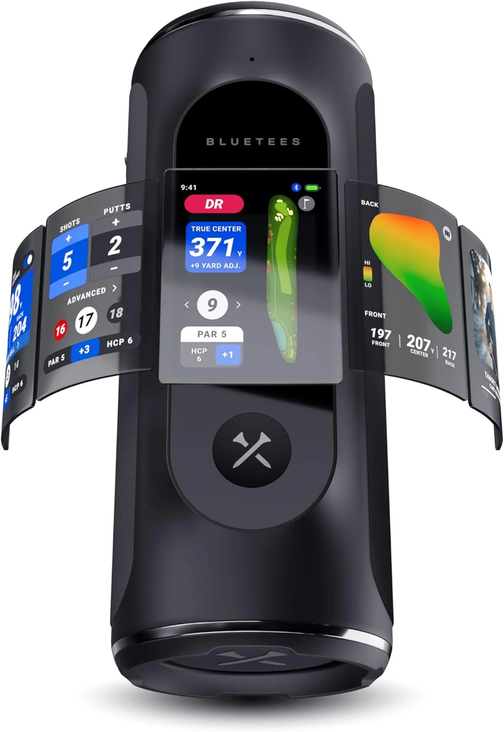 Blue Tees Golf Player Pro GPS Speaker, New 2026 Release, AI Powered Golf Speaker