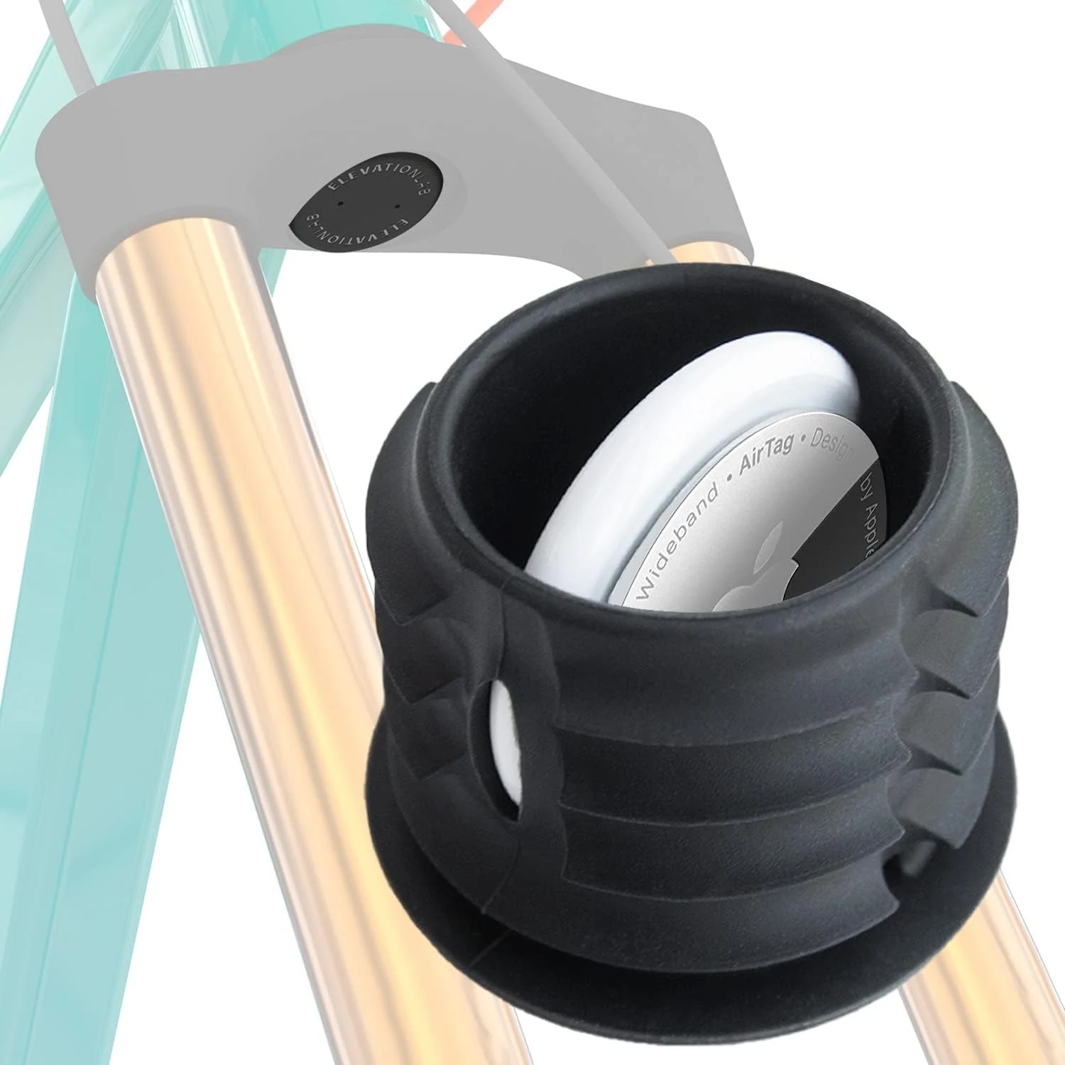 AirTag Mountain Bike Fork Mount - Hidden - Elevation Lab (2 Pack)