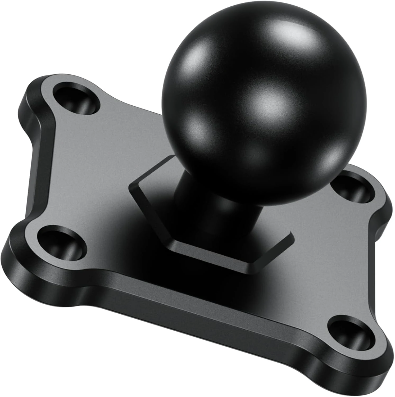 BRCOVAN 1'' Ball Mount Base with Aluminum Alloy 4-Hole AMPS