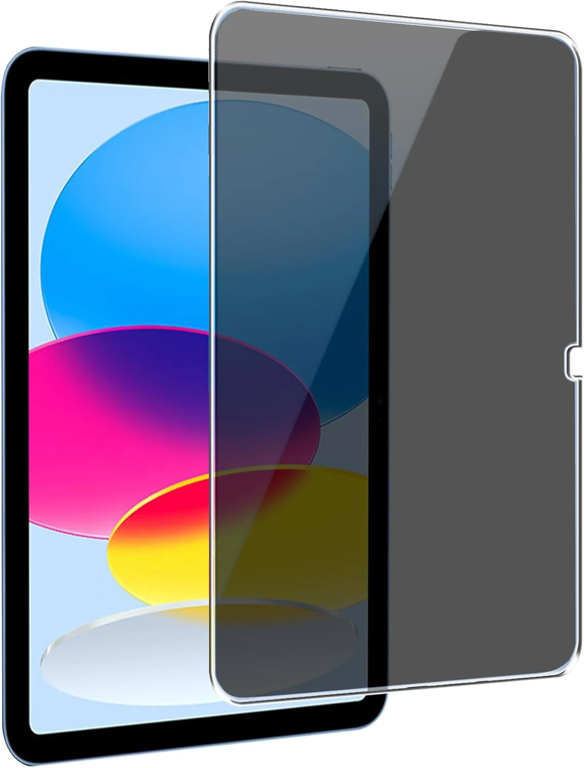 Juvraixo Privacy Screen Protector for iPad A16 11th 2025 (11 Inch) / 10th Generation 2022 (10.9 Inch) 9H Tempered Glass (Face ID & Apple Pencil Compatible)