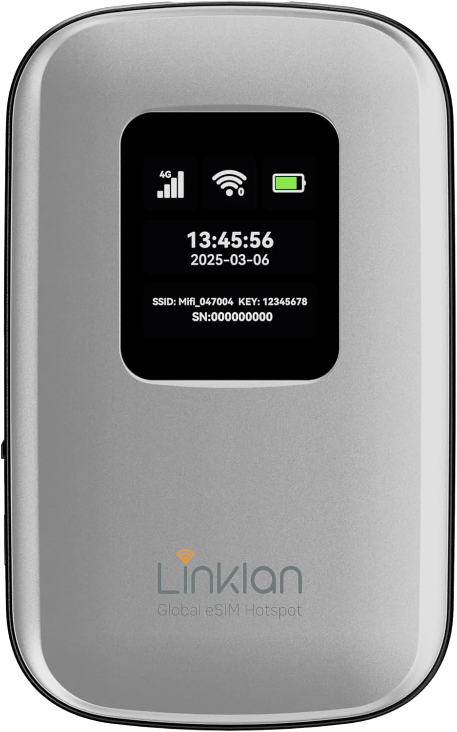 Linklan LA7 eSIM one Portable Mobile Hotspot (Global 4G LTE, 16 Devices)