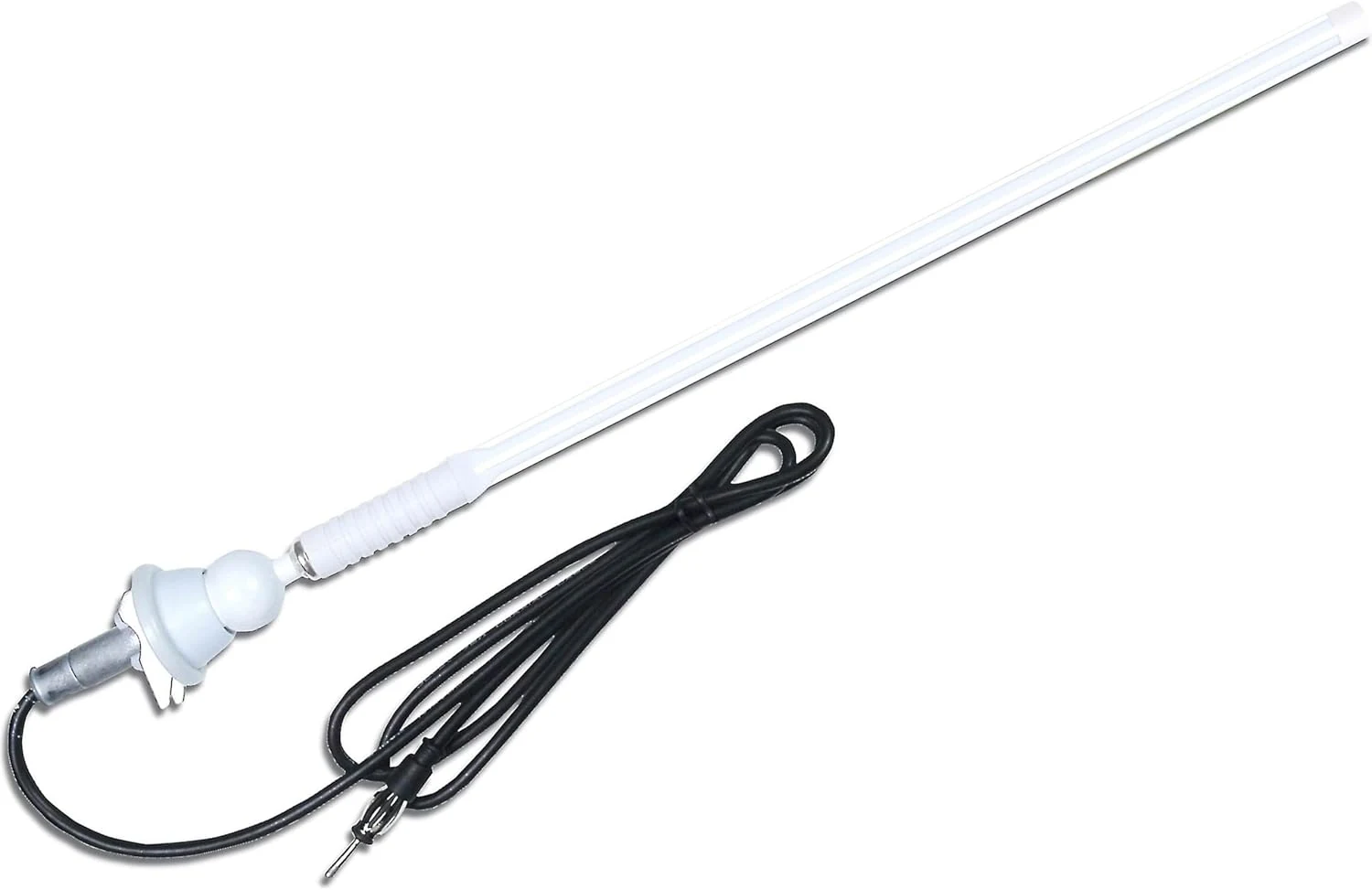 Dual Electronics MANT16W Durable Mast Long Range Marine Antenna White, 16-Inch