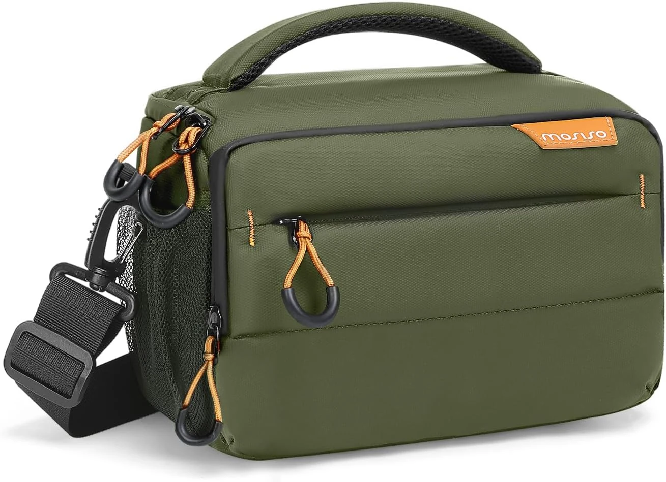 MOSISO Small Camera Bag for Photographers,Compact Camera Shoulder Bags for DSLR/SLR/Mirrorless Cameras