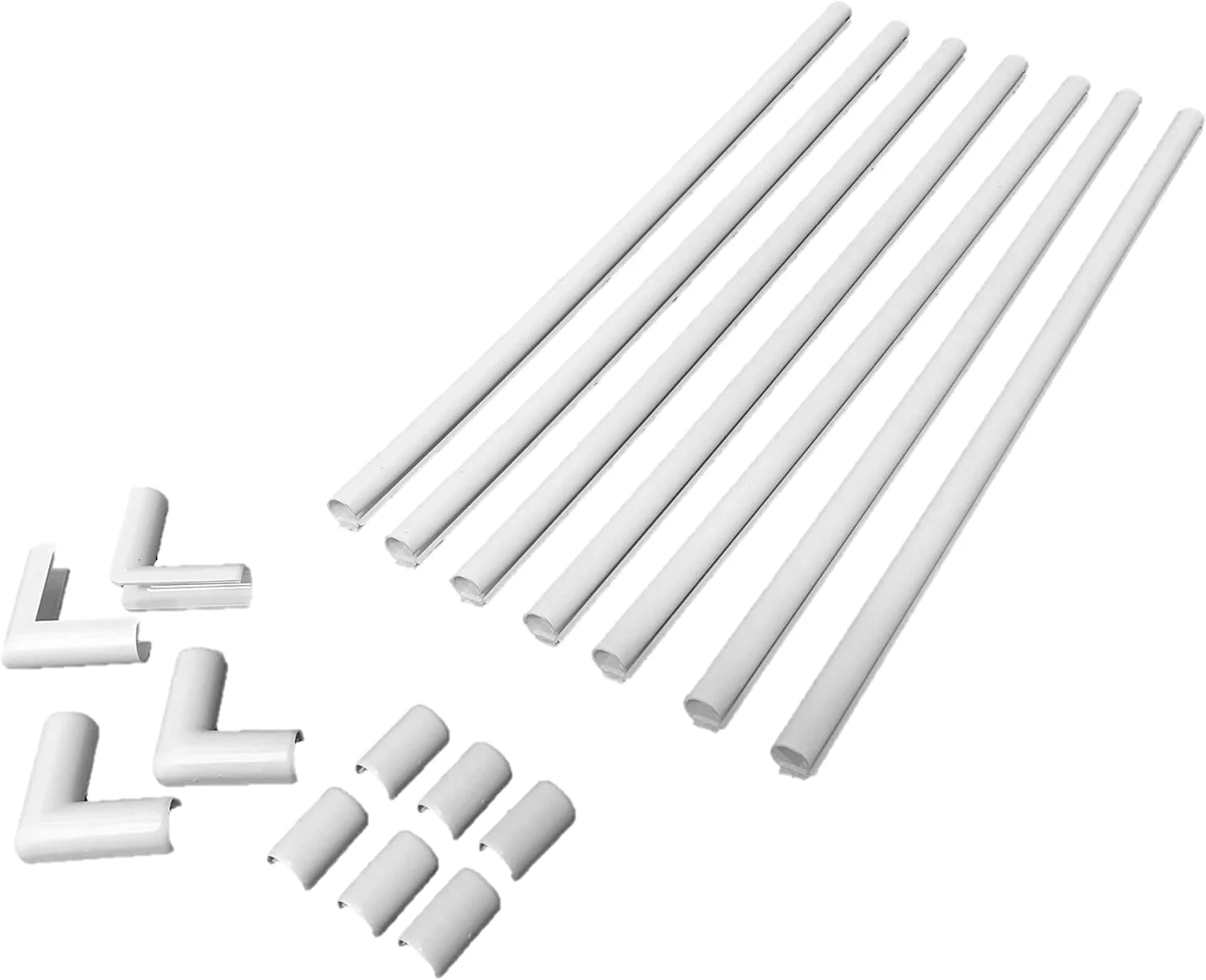 Legrand Wiremold C110S Cordmate 108 Inch 17 Piece Cord Cover Kit, White