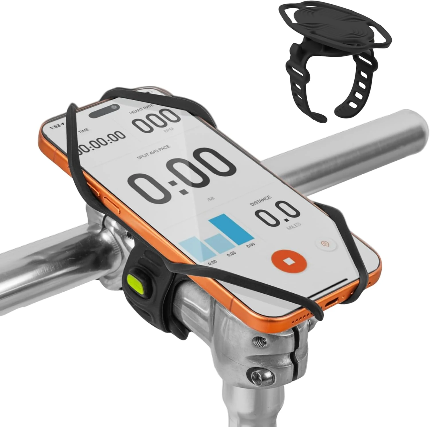 Bone Bike Tie 6 Pro, Bicycle Phone Mount for Stem