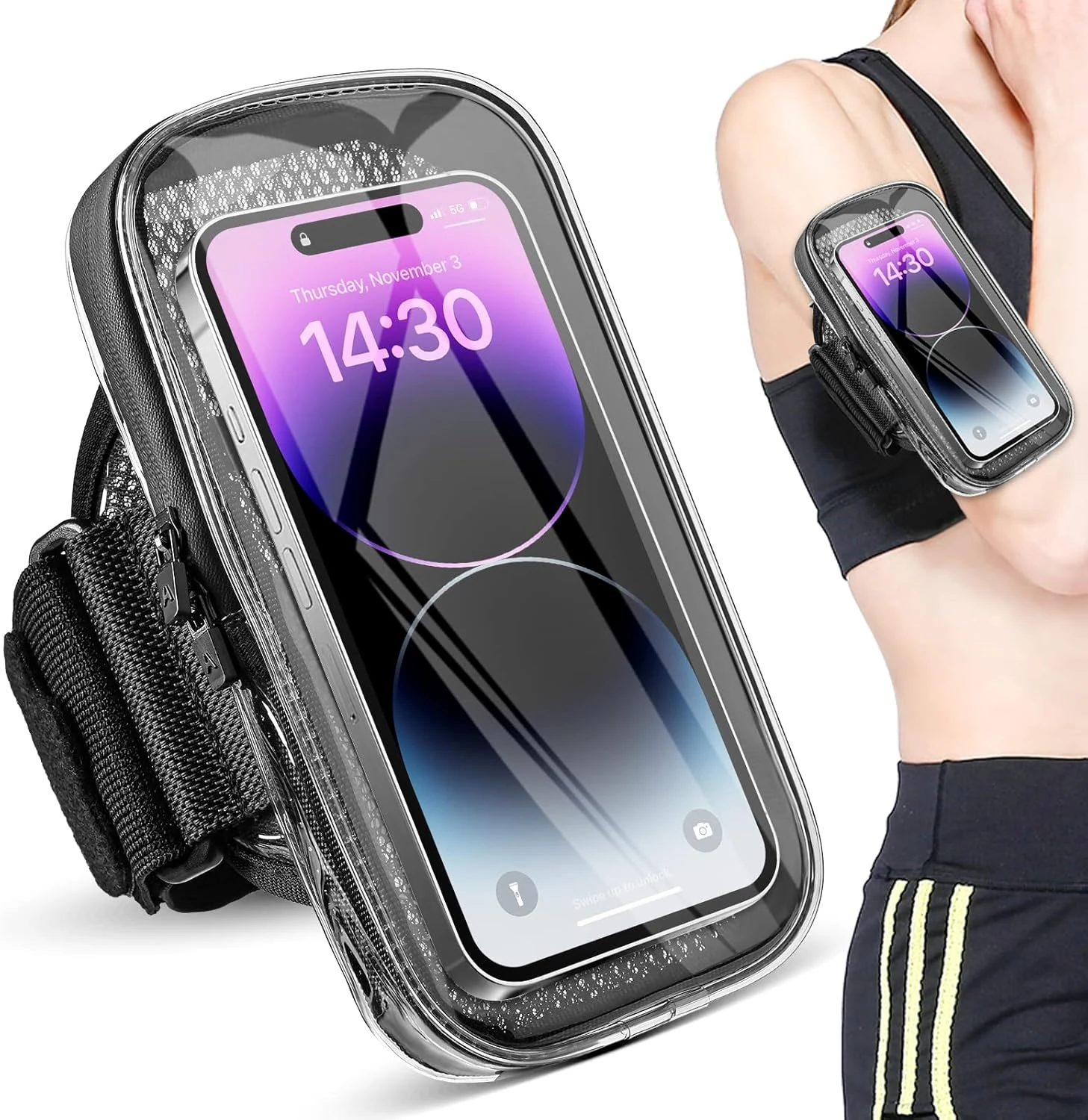 Phone Holder for Running, Armband for iPhone 16 15 14 review