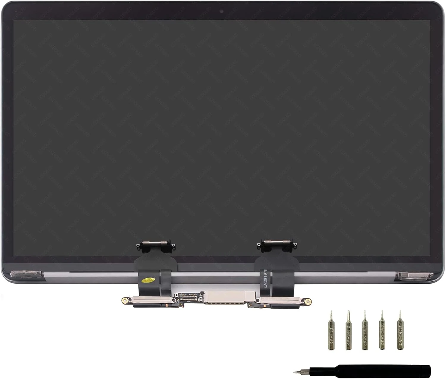 Replacement for MacBookPro17,1 MacBook Pro 13" M1 2020 A2338 (EMC 3578) 13.3" 2560x1600 LCD top assembly (Space Gray)
