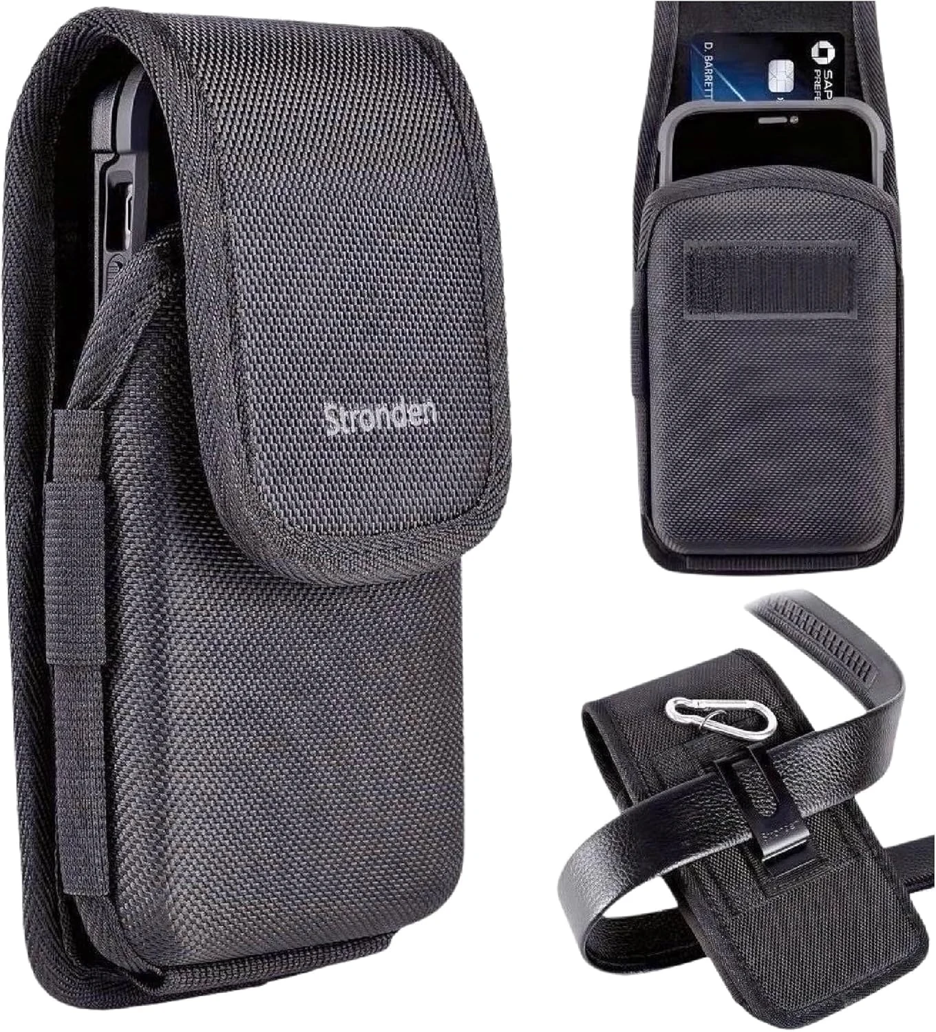 Heavy Duty Holster for Samsung Galaxy A17, A16, A15, A14, A13, A37, A36, A35, A32, A73 5G, A72, A71, A57, A56, A55, A54, A53, A42, A23, A03s XCover6 Pro, Moto G, G22, G84 (Fits Armor Case)